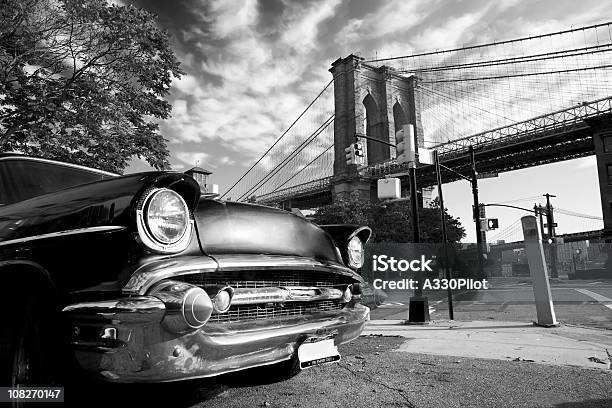 Old New York And Brooklyn Stock Photo - Download Image Now - Black And White, New York City, 1950-1959