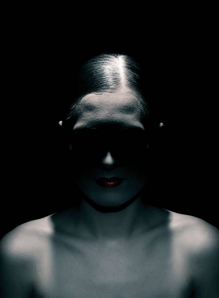 Face In Shadow 1,200+ Woman Face In Shadow On Black Stock Photos, Pictures & Royalty ...