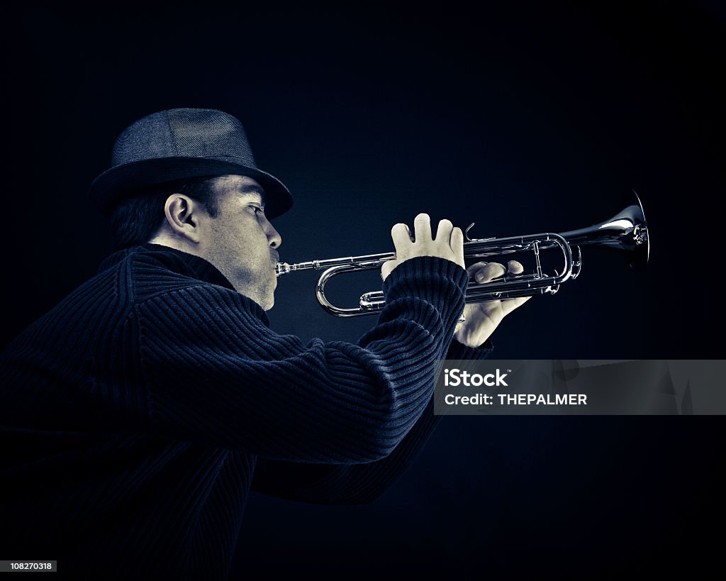 Homem de jazz - Royalty-free Adulto Foto de stock