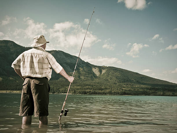 Fisherman stock photo