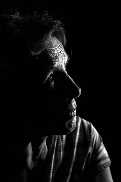 istock Serius Woman Portrait, Black and White 108270378