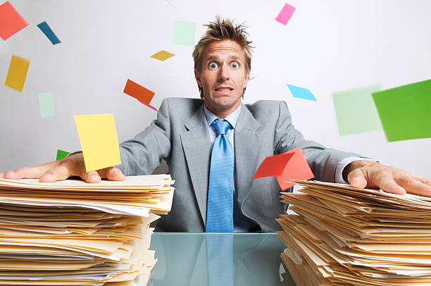 Genealogy files in manilla folders