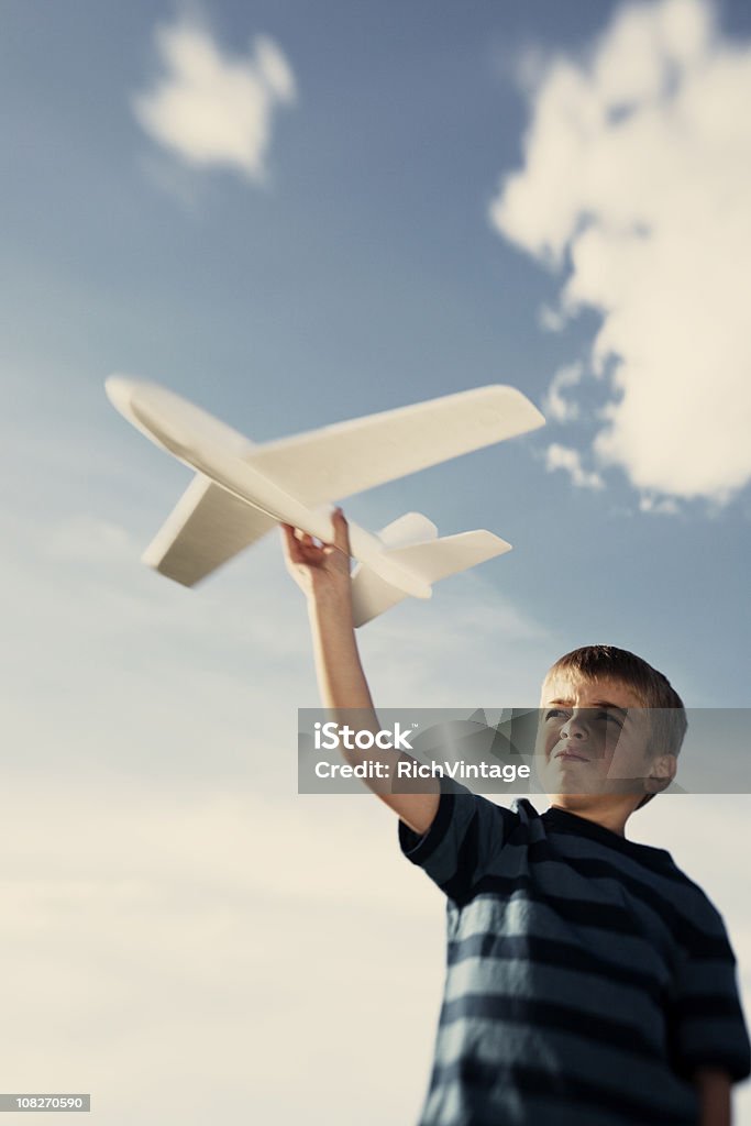 Futuro piloto - Foto de stock de Meninos royalty-free