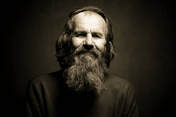 istock Portrait of Senior Man with Long Beard 108270658