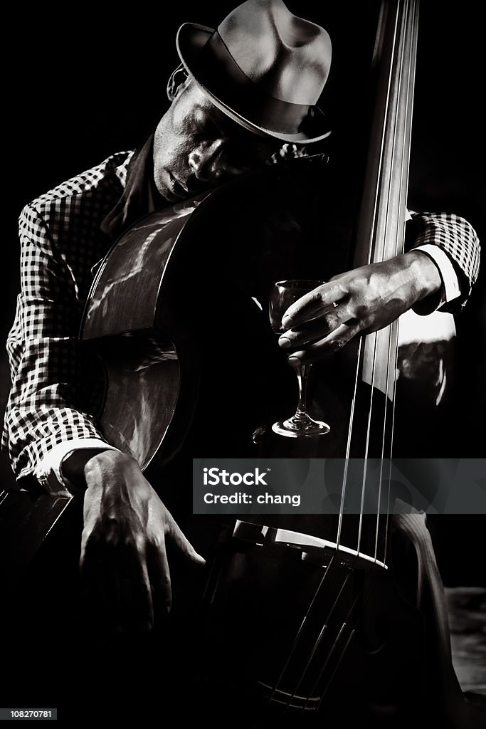blues and jazz player  Jazz Music Stock Photo