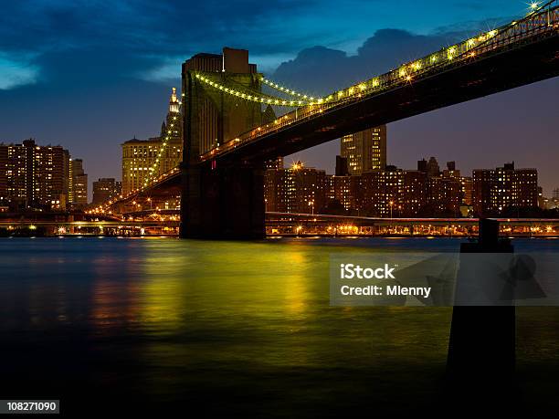 Foto de Ponte Do Brooklyn Nova York e mais fotos de stock de Apoio - Apoio, Arquitetura, Baixo Manhattan