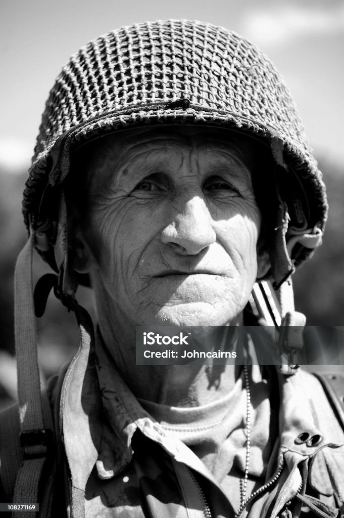 Old Soldaten. - Lizenzfrei Fotografie Stock-Foto