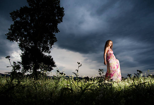 istock Woman Waiting On Storm 108271407