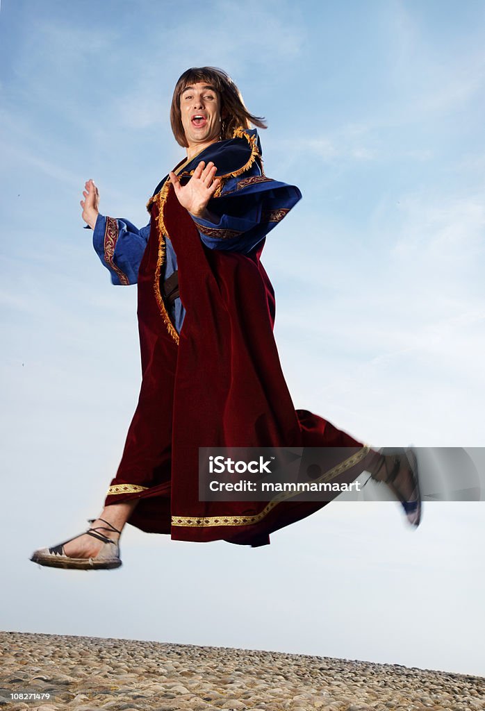 Feliz pulando Prince - Foto de stock de Homens royalty-free
