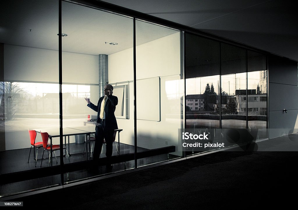 Hombre de negocios en la sala de conferencias - Foto de stock de Adulto libre de derechos