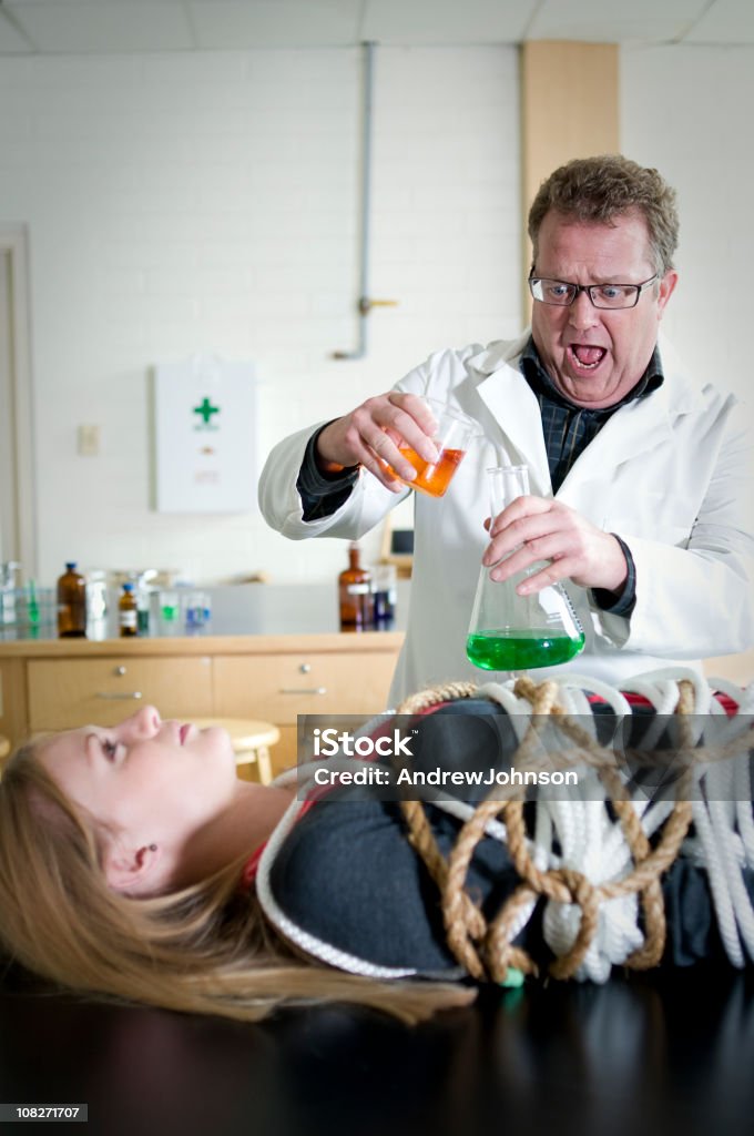 Evil Doctor  20-29 Years Stock Photo