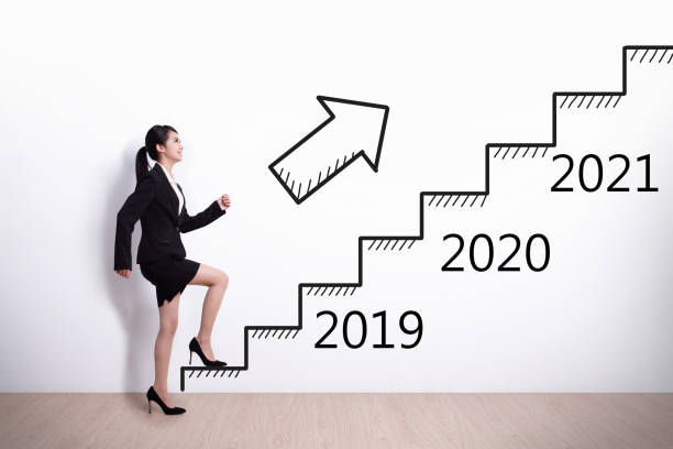 istock woman success in new year 1082718316