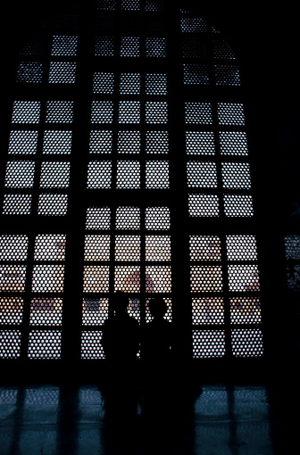 Details of the filigree work of a patterned window in the Taj Mahal complex and two women, Agra, India.
Year 1979
[url=http://nihongo.istockphoto.com/file_search.php?action=file&lightboxID=7300423]Other India image[/url]
[url=http://nihongo.istockphoto.com/search/lightbox/10362054]Other Construction image[/url]
[url=http://nihongo.istockphoto.com/search/lightbox/12922698#2c449f9]More Seascape, Landscape, Scenery,etc---[/url]