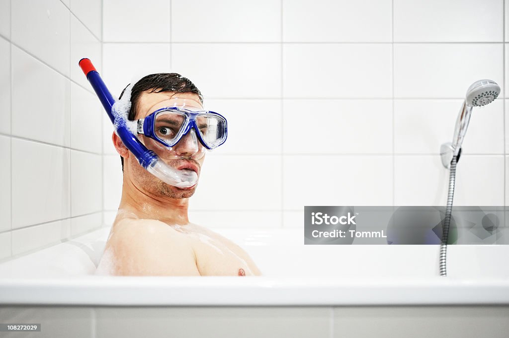 Tuffatore vasca da bagno - Foto stock royalty-free di Vasca da bagno