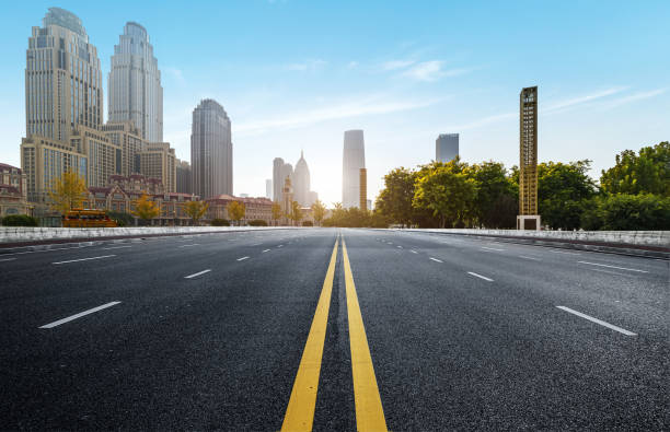 istock Expressway and Modern Urban Architecture in Tianjin, China 1082720314