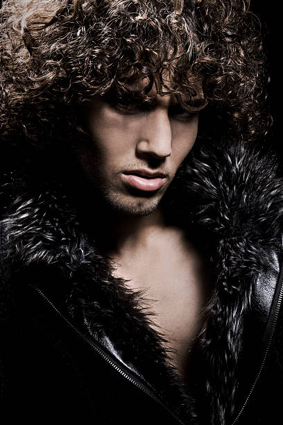 istock Handsome male wearing furry coat 108272136