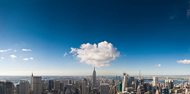 istock New York spires sky stratosphere 108272224