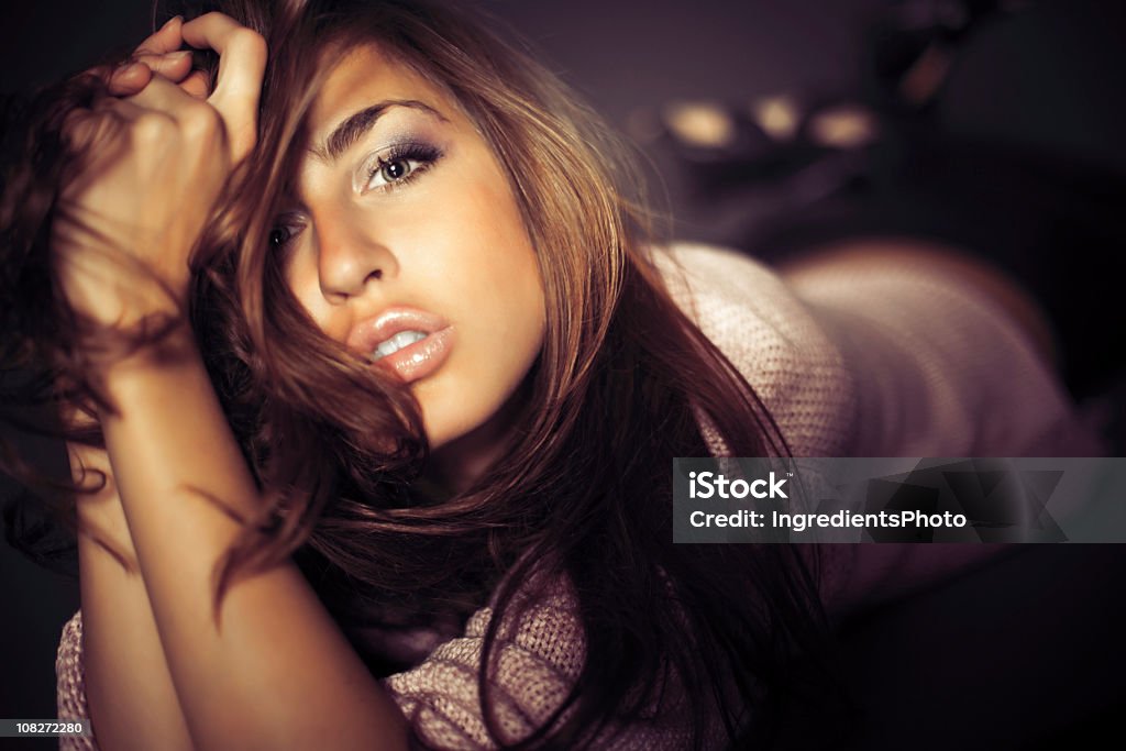 Sexual Mulher bonita - Royalty-free Adulto Foto de stock