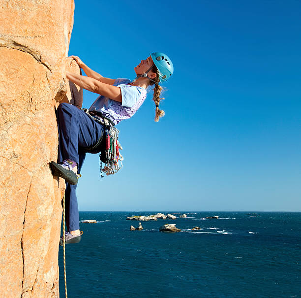 West Australian Rock Climbing stock photo