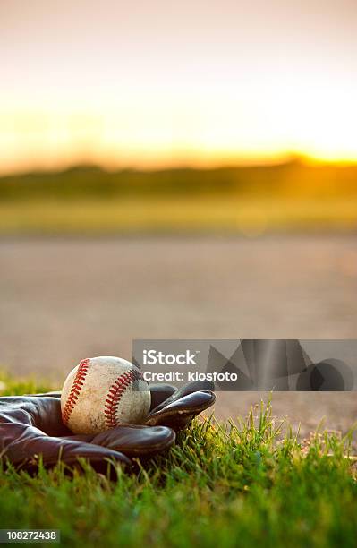 American Pastimebaseball Stock Photo - Download Image Now - Baseball - Ball, Baseball - Sport, Dusk