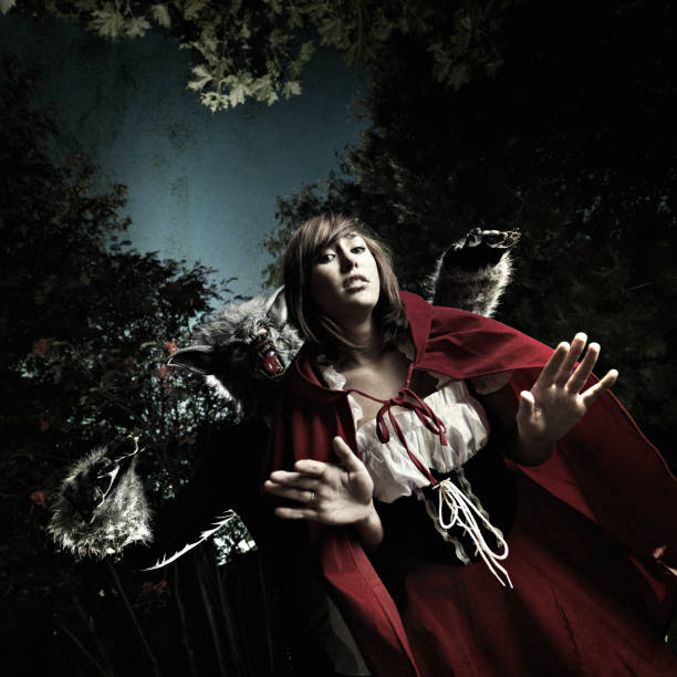 istock Wolf and Little Red Ridding Hood 108272520