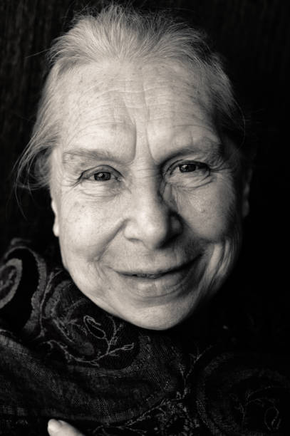 istock Friendly senior woman 108272611