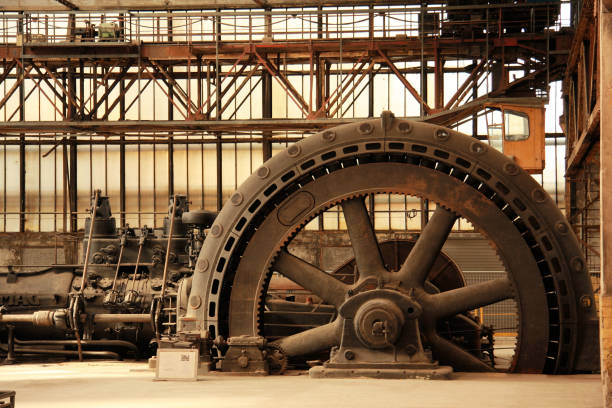 vintage puissance générateur d'énergie - générateur dénergie photos et images de collection