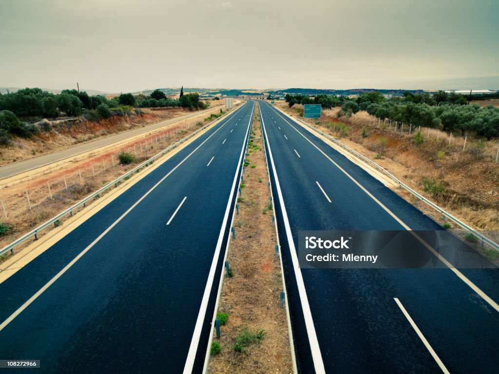 Autobahn proximidad Odos Highway conexión de Grecia, Turquía (Unión Europea y EuropaAsia - Foto de stock de Tesalónica libre de derechos