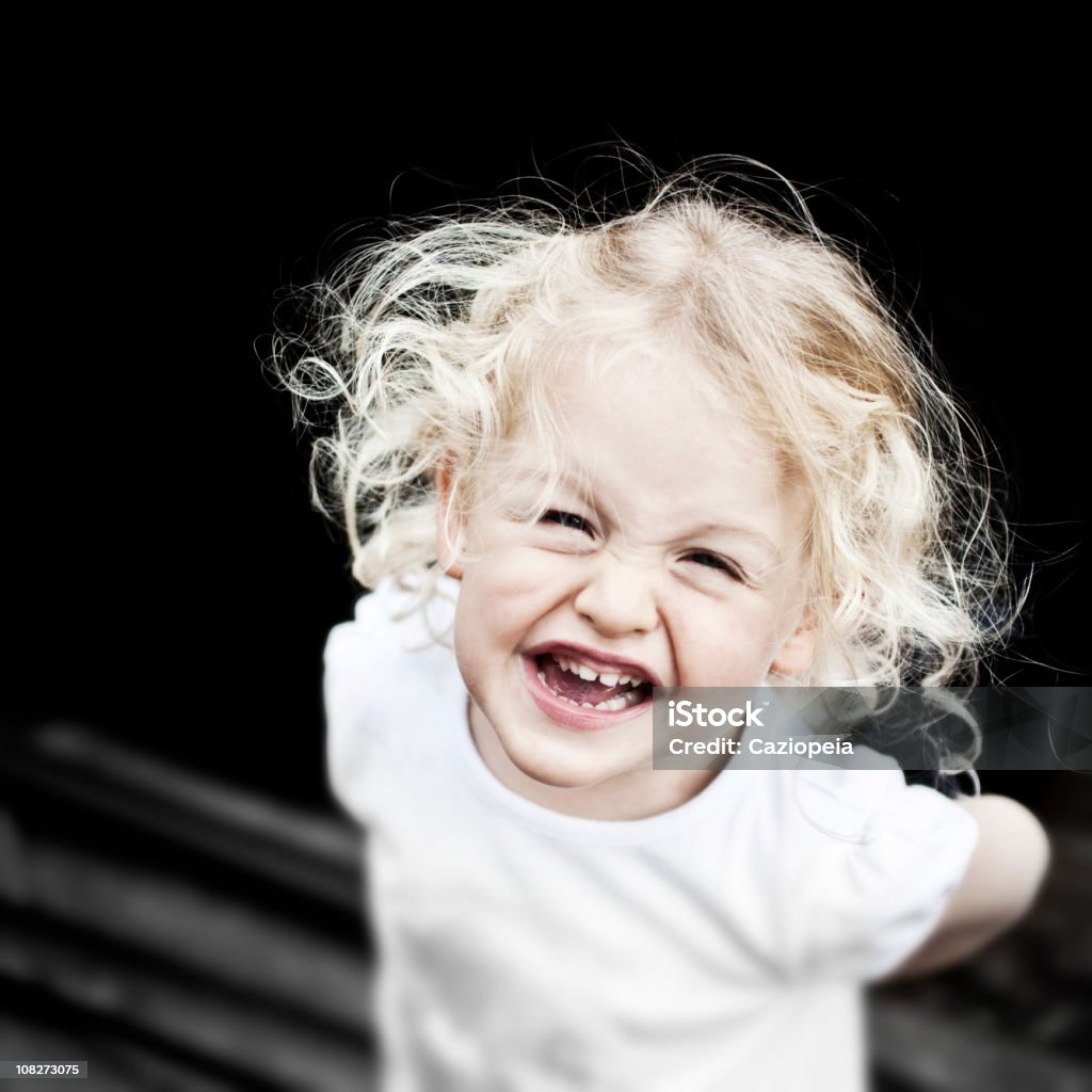 Crazy bambino - Foto stock royalty-free di Bambino