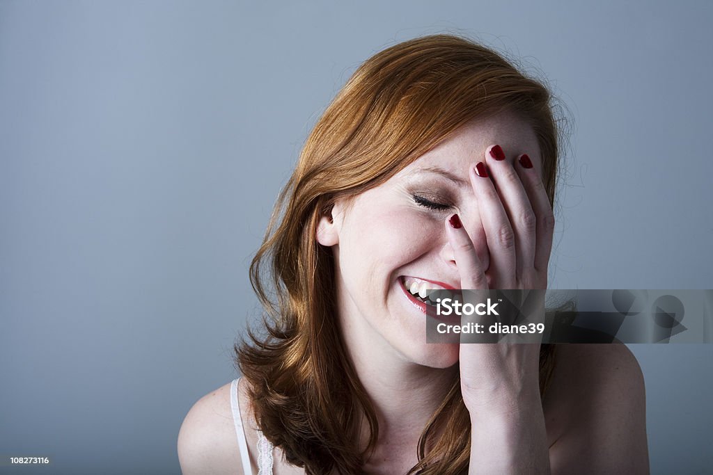 Lachen Mädchen - Lizenzfrei Verlegenheit Stock-Foto