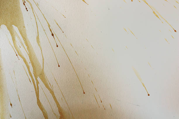 close up of coffee stains stock photo