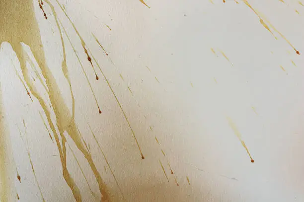 Photo of close up of coffee stains