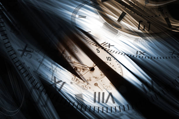 Clock and Time Background stock photo