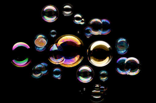 Multi-colored soap bubbles.

Other images in this series:
[url=/file_closeup.php?id=11000799][img]/file_thumbview_approve.php?size=1&id=11000799[/img][/url] [url=/file_closeup.php?id=11000790][img]/file_thumbview_approve.php?size=1&id=11000790[/img][/url] [url=/file_closeup.php?id=11000231][img]/file_thumbview_approve.php?size=1&id=11000231[/img][/url] [url=/file_closeup.php?id=11000224][img]/file_thumbview_approve.php?size=1&id=11000224[/img][/url] [url=/file_closeup.php?id=11000217][img]/file_thumbview_approve.php?size=1&id=11000217[/img][/url] [url=/file_closeup.php?id=10995022][img]/file_thumbview_approve.php?size=1&id=10995022[/img][/url] [url=/file_closeup.php?id=11003292][img]/file_thumbview_approve.php?size=1&id=11003292[/img][/url]