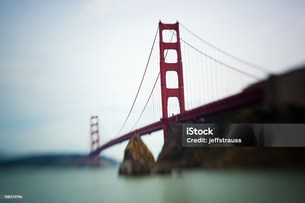 Puente Golden Gate con desaparecer - Foto de stock de Agua libre de derechos