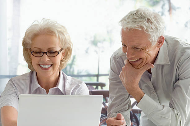 istock Senior Businesscouple 108273948