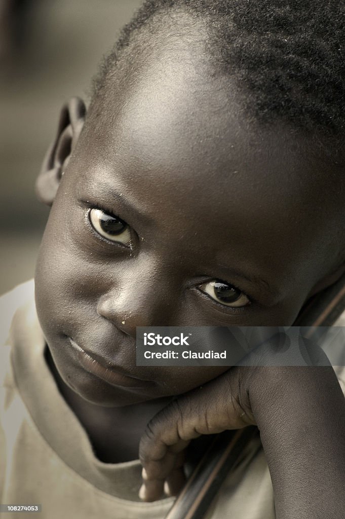 Süße afrikanische Jungen - Lizenzfrei 4-5 Jahre Stock-Foto