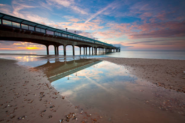 Boscombe Pier, Sunrise  boscombe photos stock pictures, royalty-free photos & images