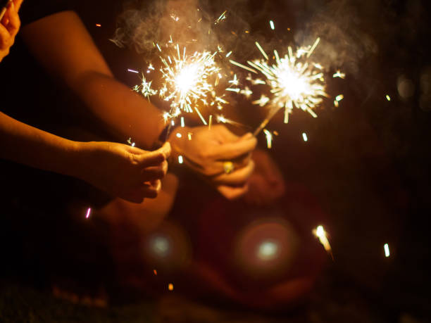 istock Sparkler fireworks festival, Pathum Thani, Thailand 1082743450