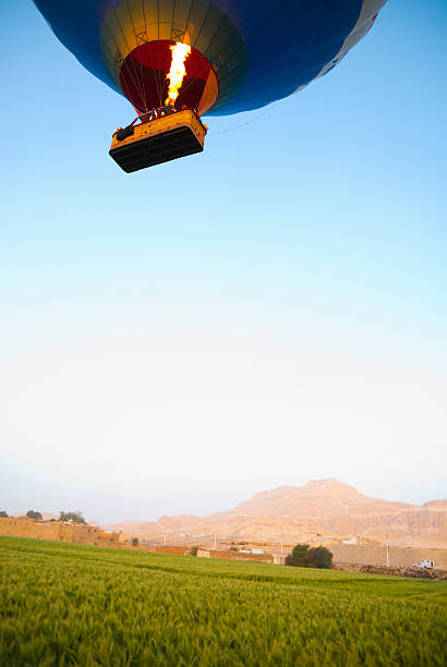 istock Hot air balloon departing 108274404