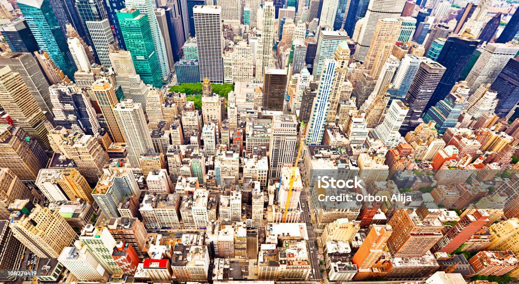 Bunte NYC - Lizenzfrei Architektur Stock-Foto