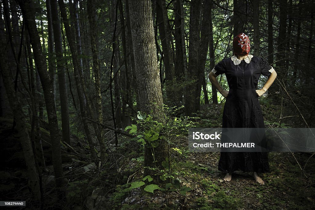 Сражение на лес - Стоковые фото Lucha Libre роялти-фри