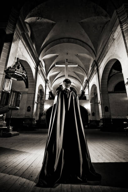istock Monk in the church. 108274506
