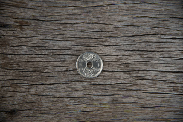 istock Close up Yen money on wood texture. 1082745366