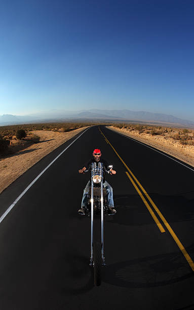 istock Motorcycle Biker on the Open Road 108274624