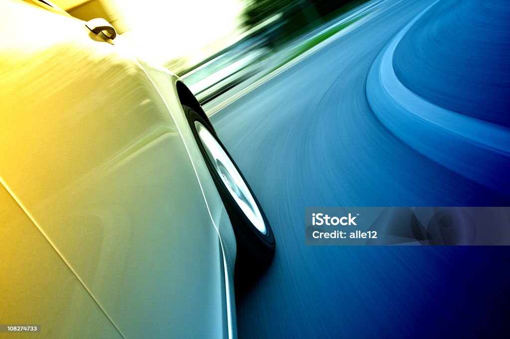 Carro de aceleração - Royalty-free A caminho Foto de stock
