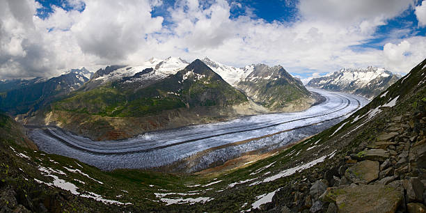 Cтоковое фото Ледник Алеч