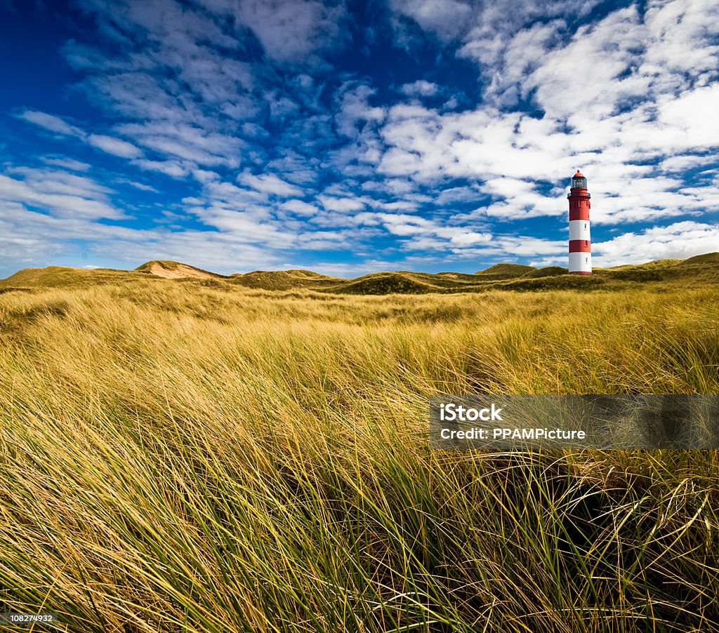 Latarnia morska w dunes - Zbiór zdjęć royalty-free (Amrum)
