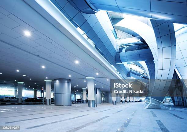 Modern Airport Architecture Stock Photo - Download Image Now - Airport, Dubai, Architecture