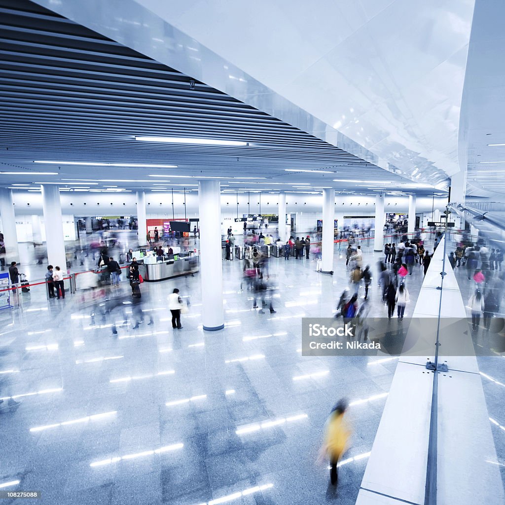 Rushing Personen - Lizenzfrei Flughafen Stock-Foto